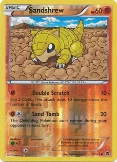 Sandshrew Reverse Holo 75
