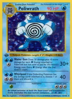 Poliwrath Holo 13