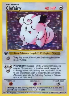 Clefairy Holo 5