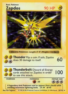 Zapdos Holo 16