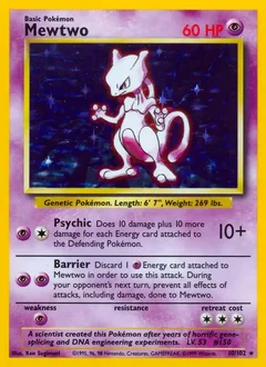 Mewtwo Holo 10