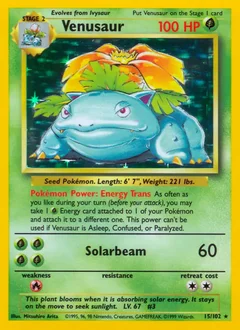 Venusaur Holo 15