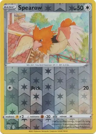 Spearow Reverse Holo