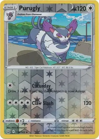 Purugly Reverse Holo