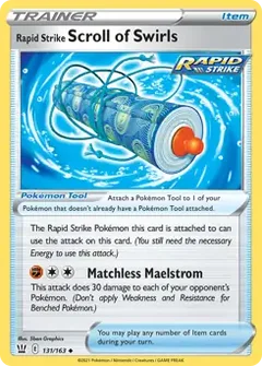 Rapid Strike Scroll of Swirls 131