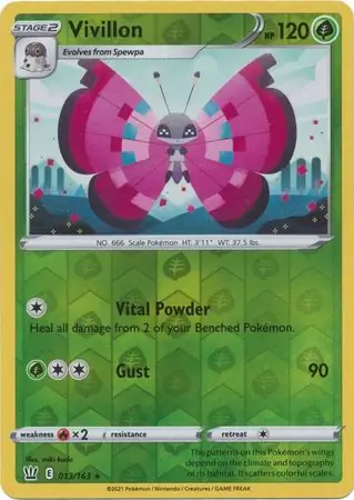 Vivillon Reverse Holo