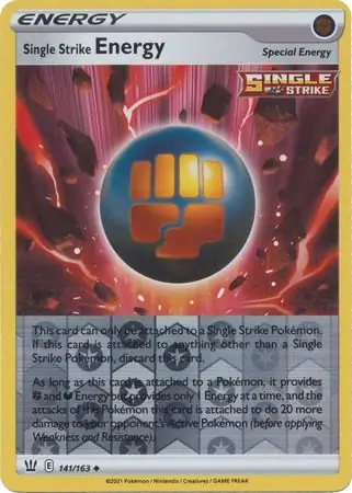 Single Strike Energy Reverse Holo