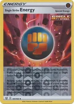 Single Strike Energy Reverse Holo 141