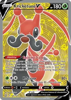 Full Art Kricketune V 142