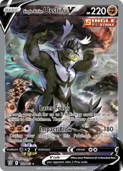 Single Strike Urshifu V Alternate Full Art