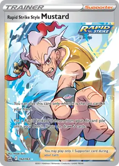 Full Art Rapid Strike Style Mustard