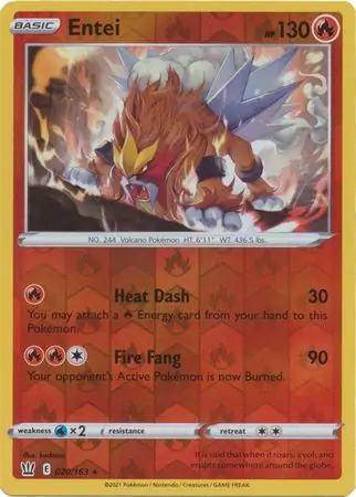 Entei Reverse Holo