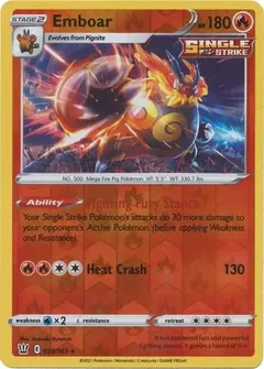 Emboar Reverse Holo 025