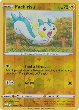 Pachirisu Reverse Holo
