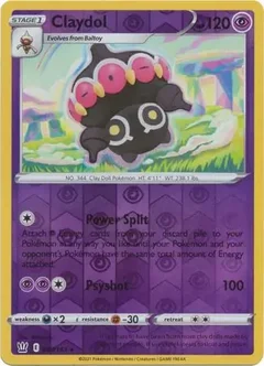 Claydol Reverse Holo 058