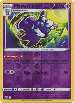 Meowstic Reverse Holo 061