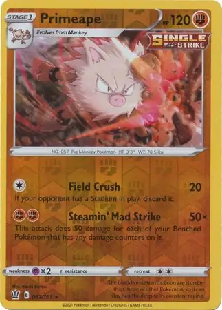 Primeape Reverse Holo