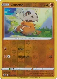 Cubone Reverse Holo 069