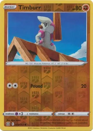 Timburr Reverse Holo