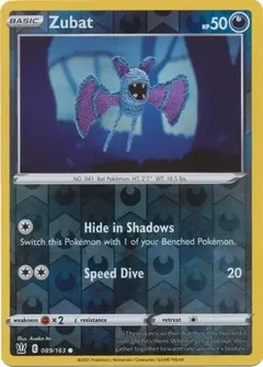 Zubat Reverse Holo 089