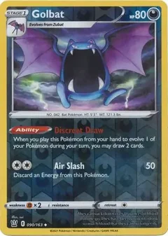 Golbat Reverse Holo 090