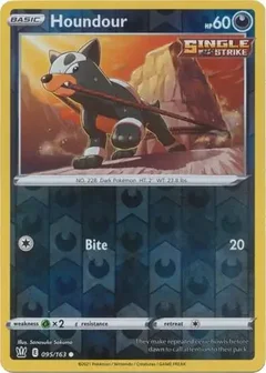 Houndour Reverse Holo 095