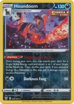 Houndoom Reverse Holo 096
