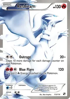 Full Art Reshiram 113