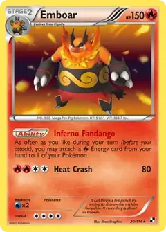 Emboar Holo 20
