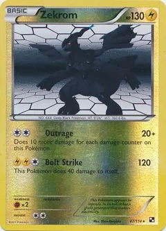Zekrom Reverse Holo 47