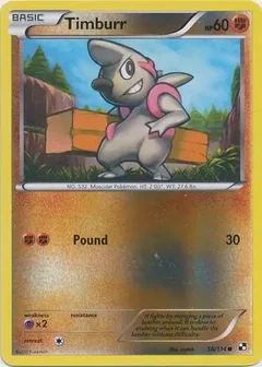 Timburr Reverse Holo 58