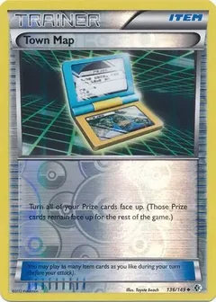 Town Map Reverse Holo 136