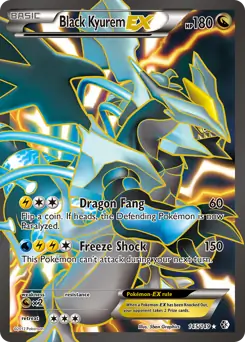 PokeDATA - Check current Pokemon card values for Full Art Black Kyurem EX  145!
