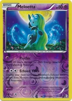Meloetta Reverse Holo 77