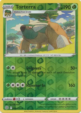 Torterra Reverse Holo