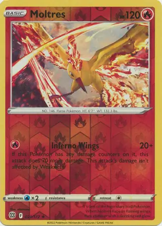 Moltres Reverse Holo