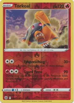 Torkoal Reverse Holo 023