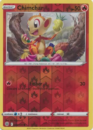 Chimchar Reverse Holo