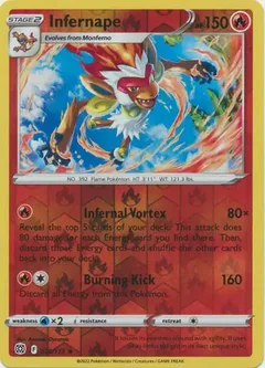 Infernape Reverse Holo 026