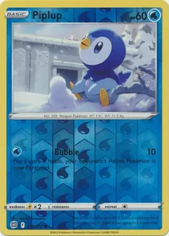 Piplup Reverse Holo 035