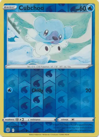 Cubchoo Reverse Holo