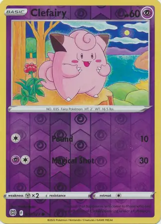 Clefairy Reverse Holo
