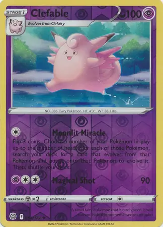 Clefable Reverse Holo