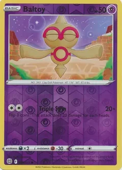 Baltoy Reverse Holo 058