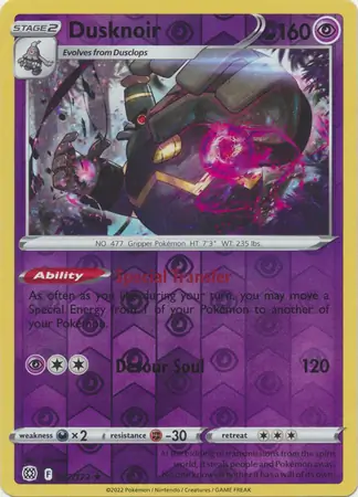 Dusknoir Reverse Holo