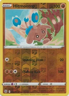 Hitmontop Reverse Holo 072