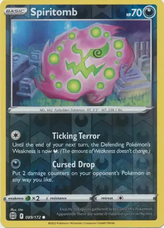 Spiritomb Reverse Holo
