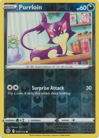 Purrloin Reverse Holo