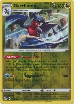 Garchomp Reverse Holo 109