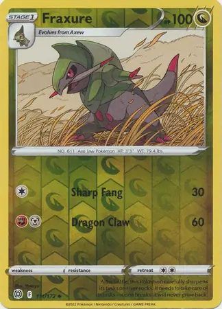 Fraxure Reverse Holo